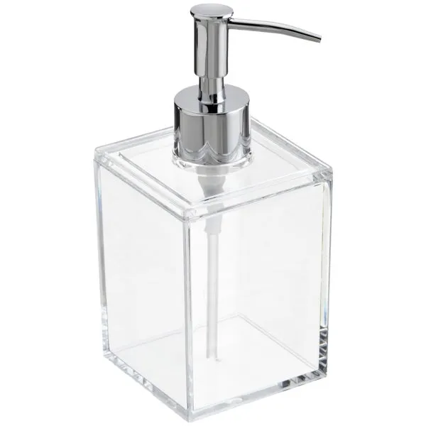 12 oz. Square Acrylic Pump Dispenser