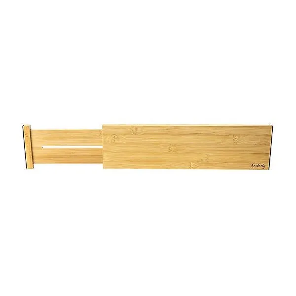 Horderly Bamboo Drawer Expandable Natural Set of 4