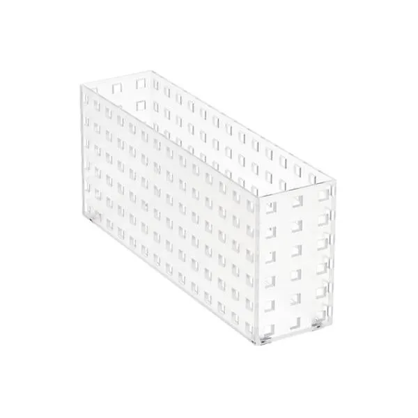 like-it Bricks 11" Narrow Tall Bin Translucent