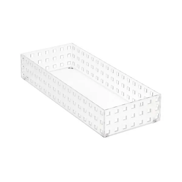 like-it Bricks 13-3/4" Medium Short Bin Translucent