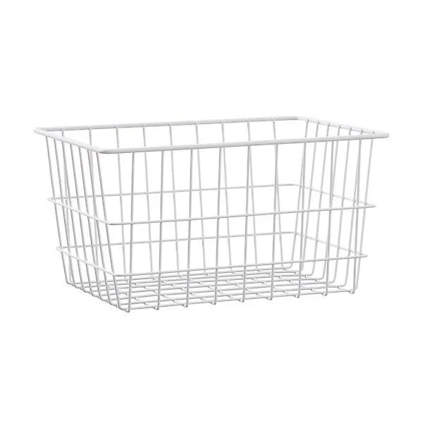 The Container Store Medium Wire Basket White
