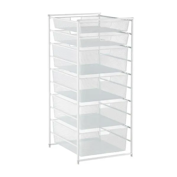 Elfa Classic Medium Tall Drawer Solution White