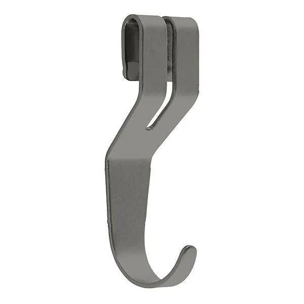 Elfa Shelf Hooks Graphite Pkg/3