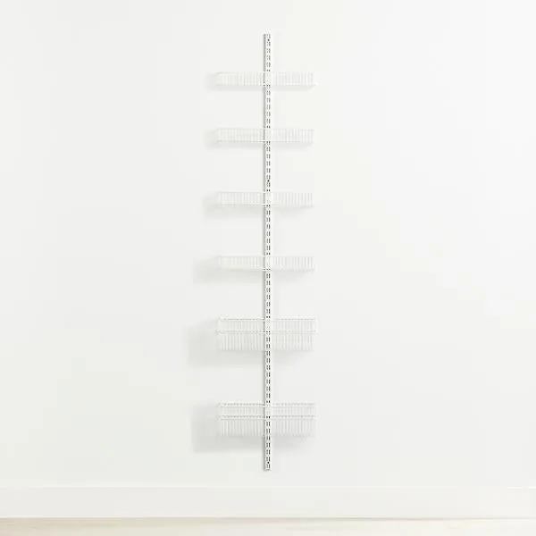 Elfa Utility Wire Mounted Door and Wall Rack White