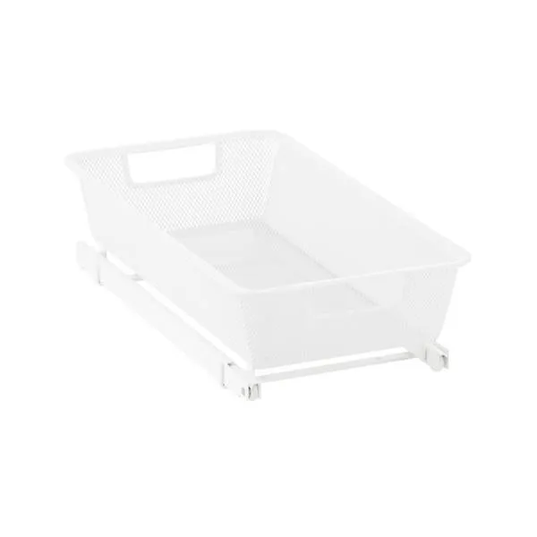Elfa X-Narrow 1-Runner Cabinet-Sized Mesh Easy Glider White
