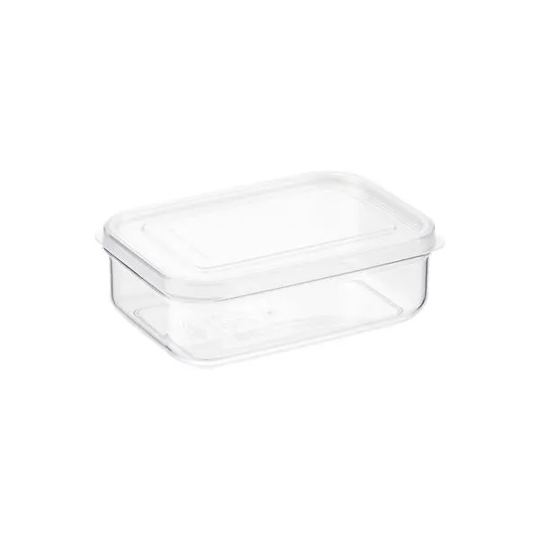 21 oz. Rectangular Crystal Clear Food Storage 620 ml.