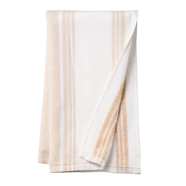 All-Clad Solid Cotton Kitchen Towel Tan