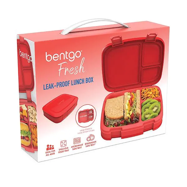 BentGo Fresh Lunch Box Red