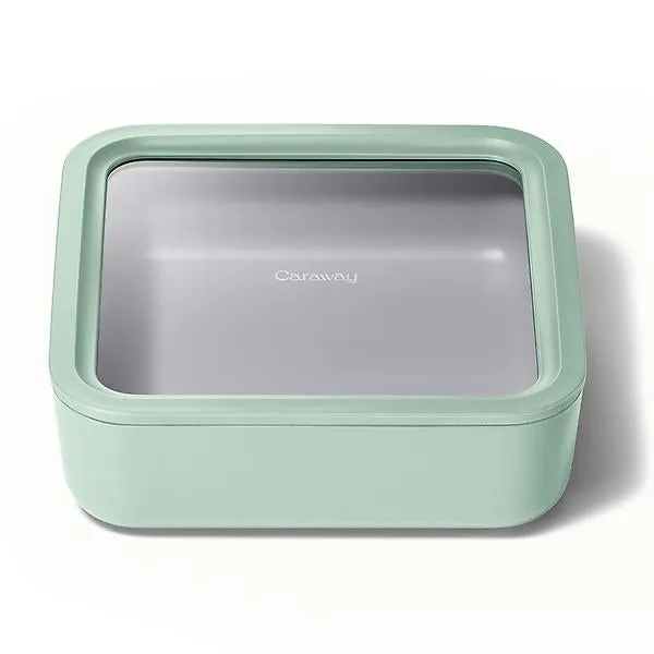 Caraway Home 10 cup Square Glass Container Mist