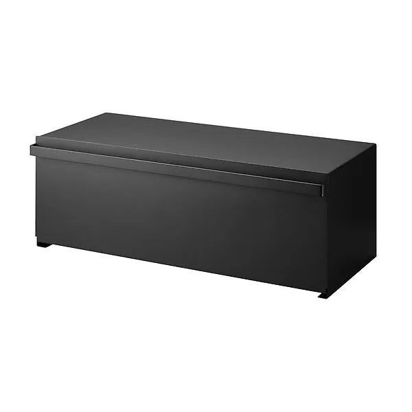 Yamazaki Home Wide Bread Box Black