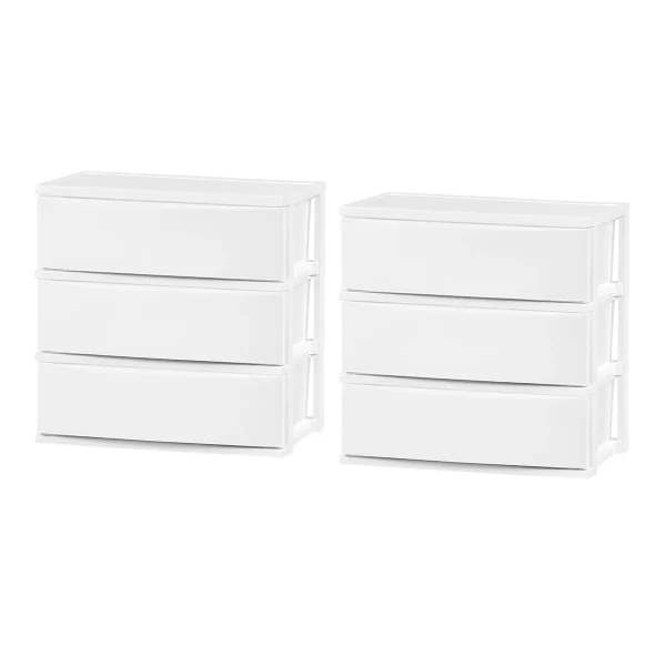 Iris 3 Drawer Wide Chest Pkg/2