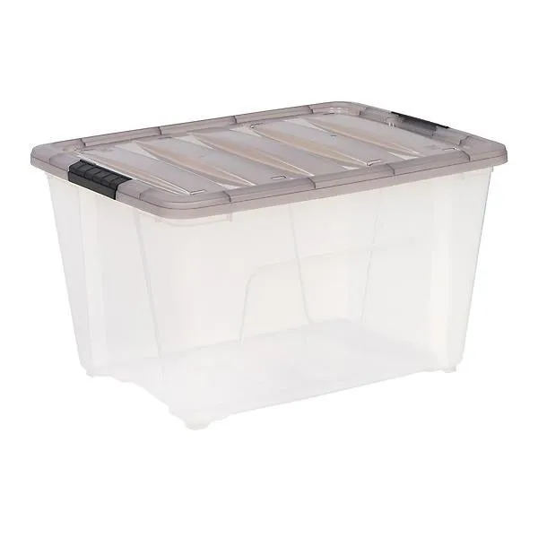 Iris 53 QT Stack and Pull Tote Single Clear