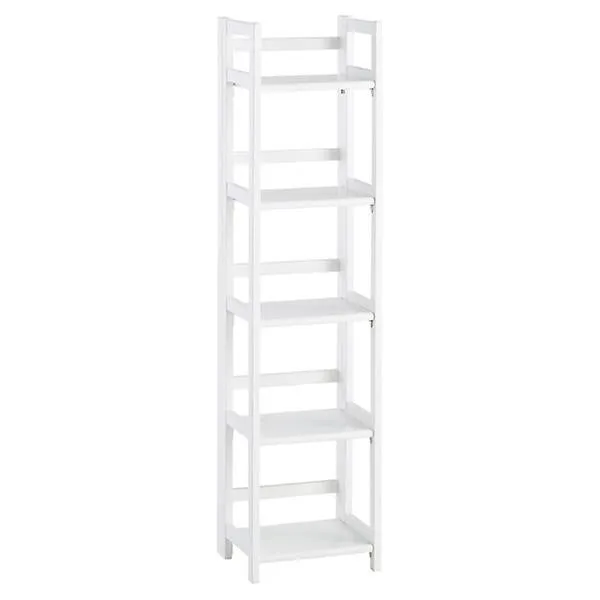 Solid Wood Folding Tower White