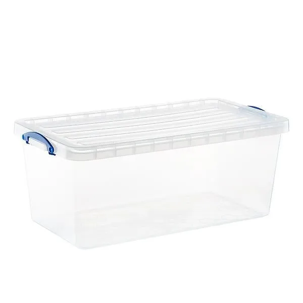 The Container Store 82 ltr. Premier Stacking Tote Clear